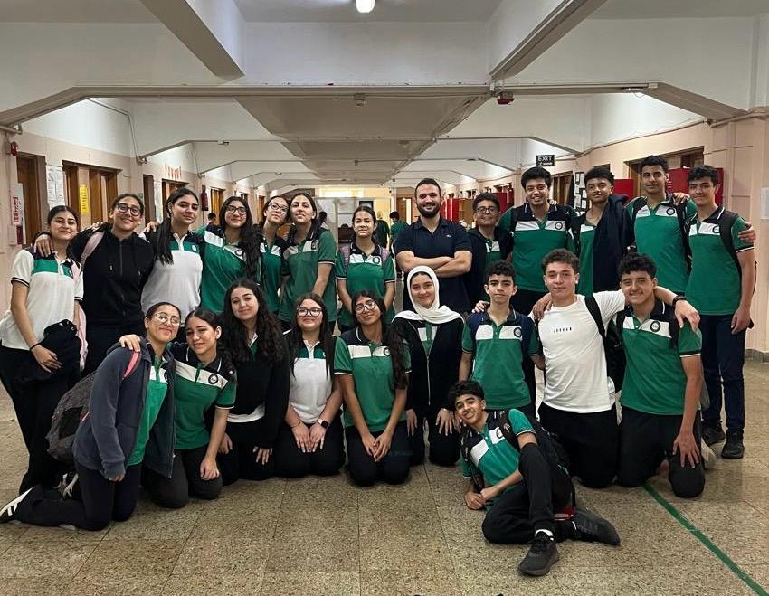 Dr. Mostafa with his class